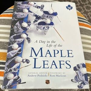 A Day in the Life of the Maple Leafs - substantial hardcover - Leaf's history